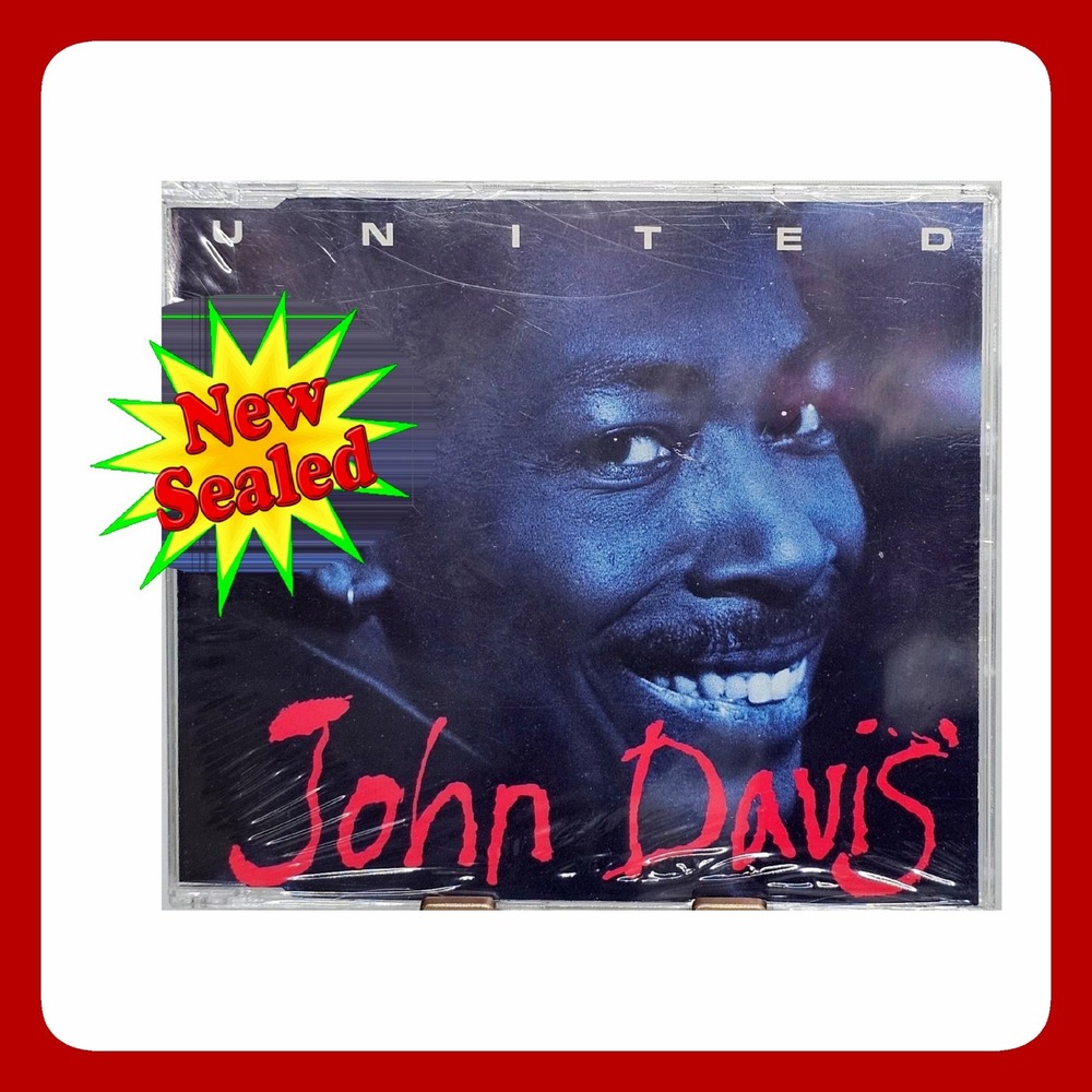 John Davis United 1992 Electronic Dance Music CD Sealed New BMG Ariola 743211189